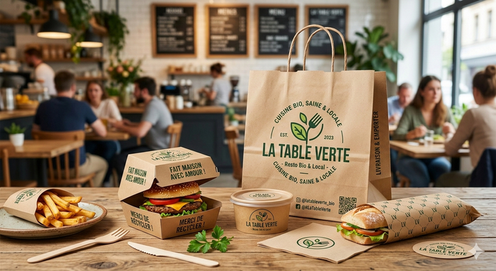 Guide 2026 de l'emballage personnalisé pour les restaurants
