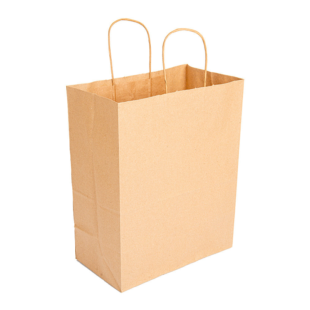 Sacs papier anses torsadées personnalisés