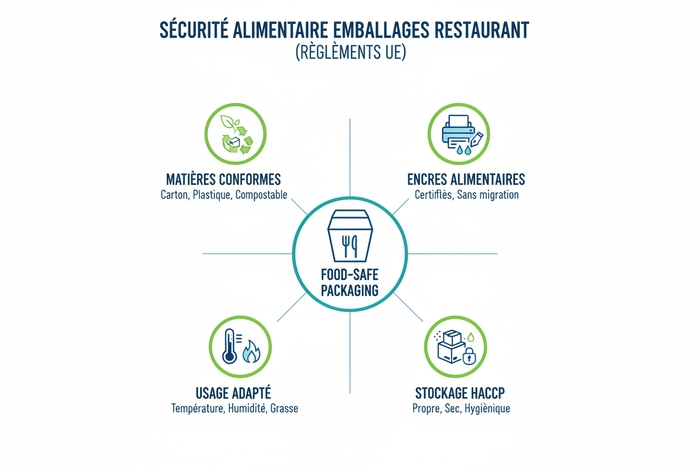 Contact alimentaire : normes UE, encres, matières… ce qu’il faut savoir