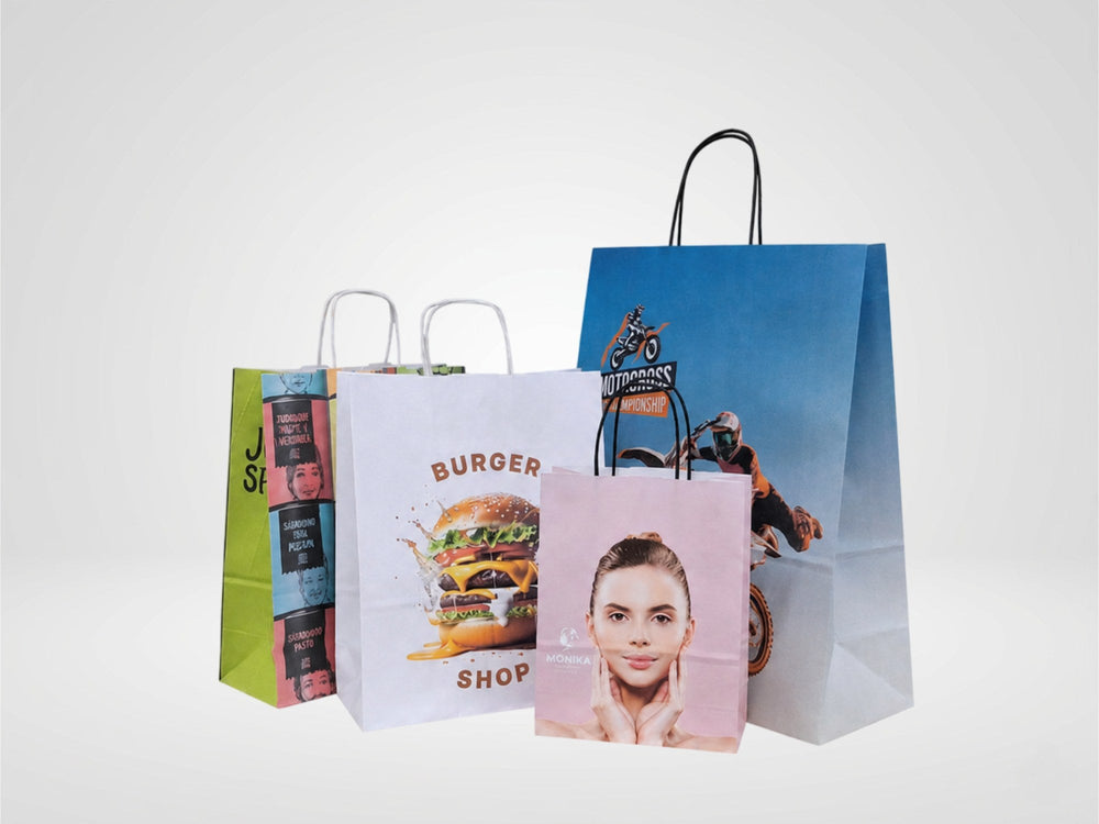 Sacs en papier avec poignée torsadée – de 100 à 3 000 sacs