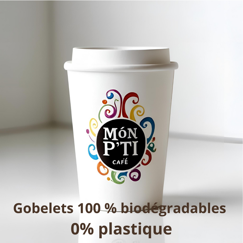 GOBELET CARTON 100 % BIODEGRADABLE toutes tailles
