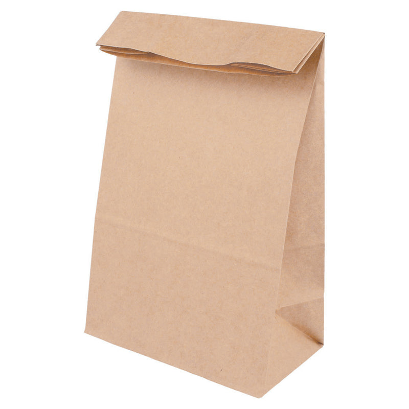 Sac sans poignée personnalisé kraft – 14+8x24 cm · 70 g/m²