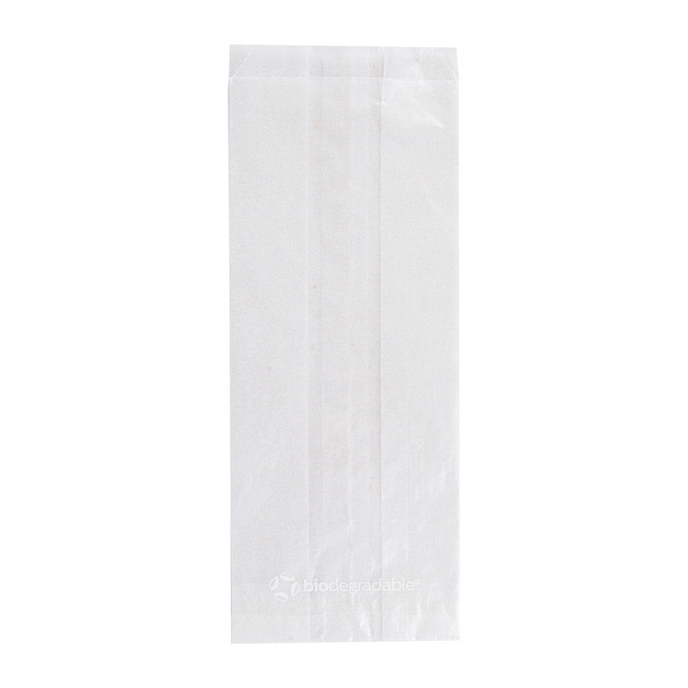 Sachet sandwich personnalisé en papier cristal – 9+6x23 cm · translucide · 30 g/m²