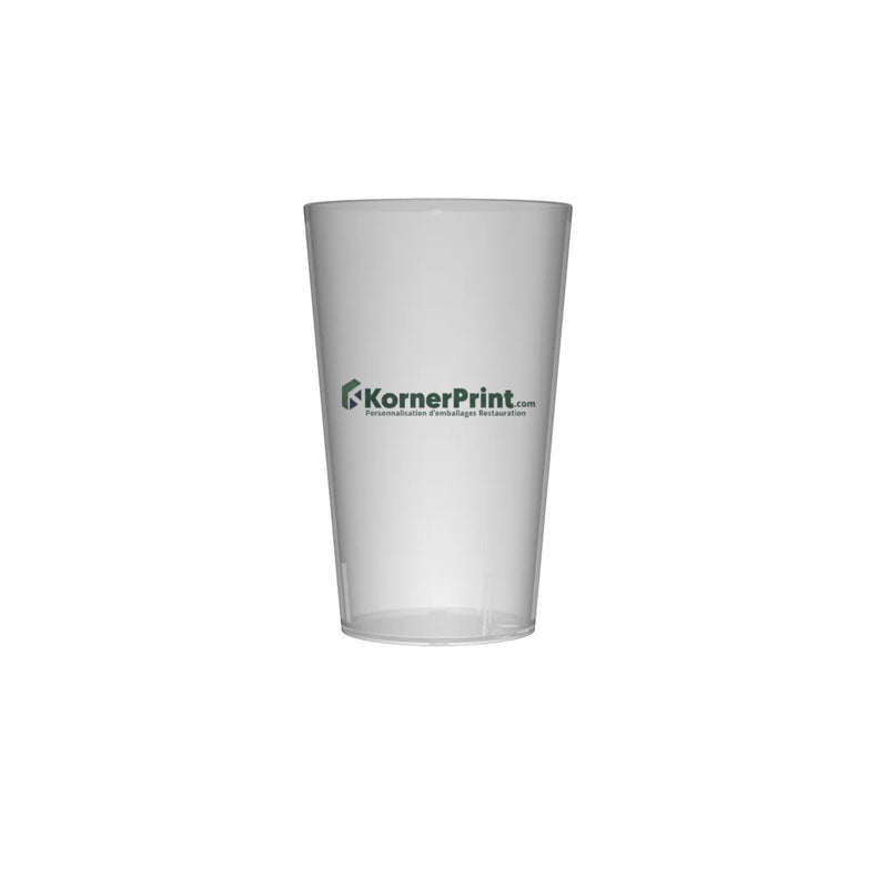 Gobelet réutilisable 12 cl personnalisé logo Kornerprint