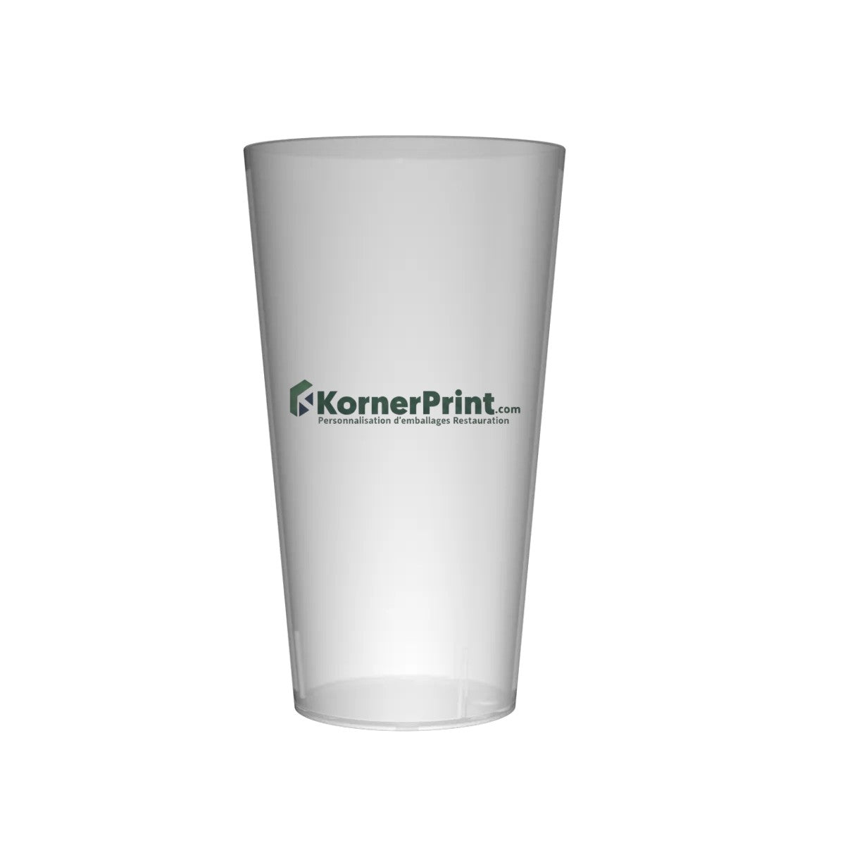 Gobelet réutilisable 33 cl personnalisé logo Kornerprint