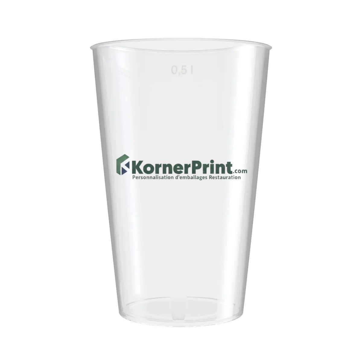 Gobelet réutilisable 50 cl Pinte personnalisé logo Kornerprint