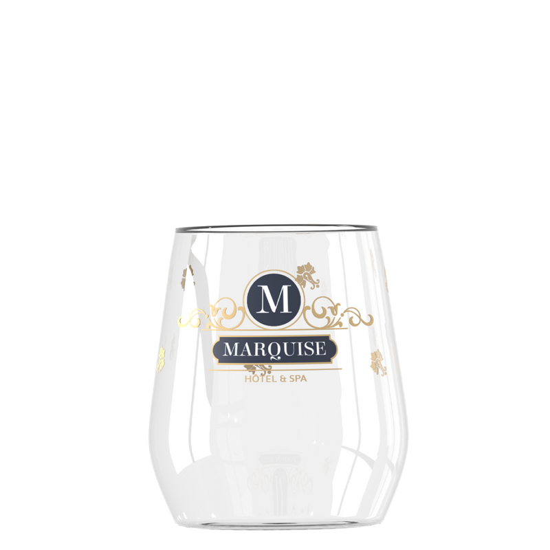 Verre à eau Lounge 38 cl personnalisé imprimé en quadrichromie